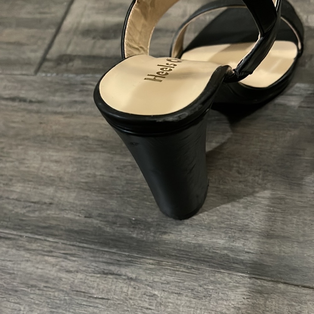 Black Block Heels - Picture 6 of 8